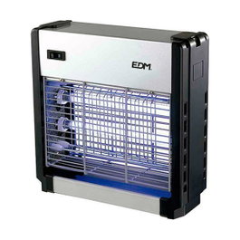 Edm Mata insectos profesional eléctrico cromo/negro 2 x 6W