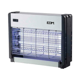 Edm Mata insectos profesional eléctrico cromo/negro 2 x 8W