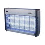 Edm Mata insectos profesional eléctrico Cromo/negro 2 x 15W