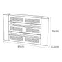 Edm Atrapa insectos con placa adhesiva 2 x 15w, Cromo