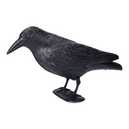 Edm Cuervo Ahuyenta Pájaros para Jardín y Tejados 19 x 39 cm Polipropileno Negro