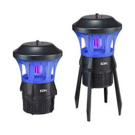 Edm Atrapa insectos eléctrico 7W Negro