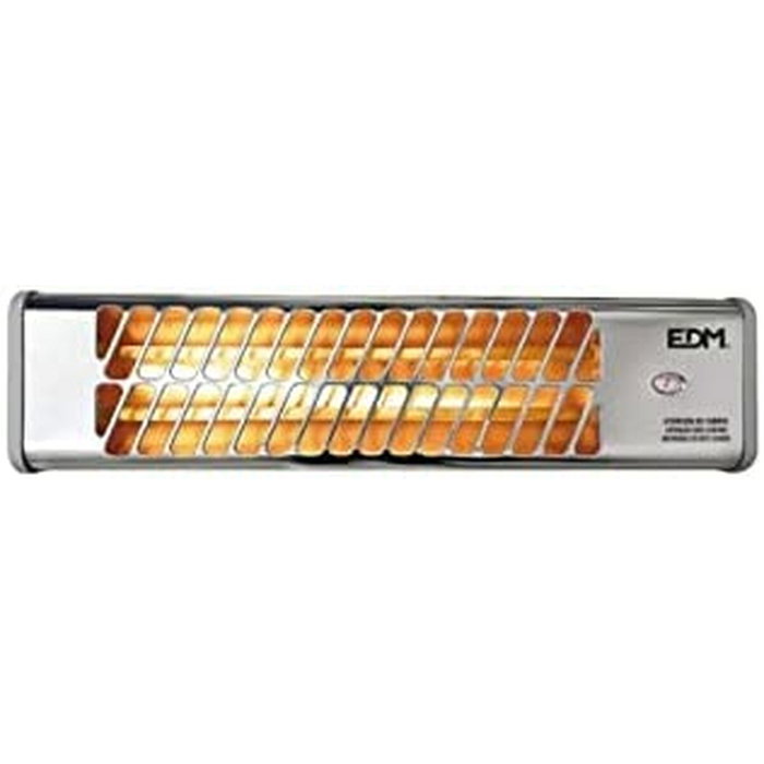 Edm Estufa de cuarzo orientable 600/1200 W modelo cromo