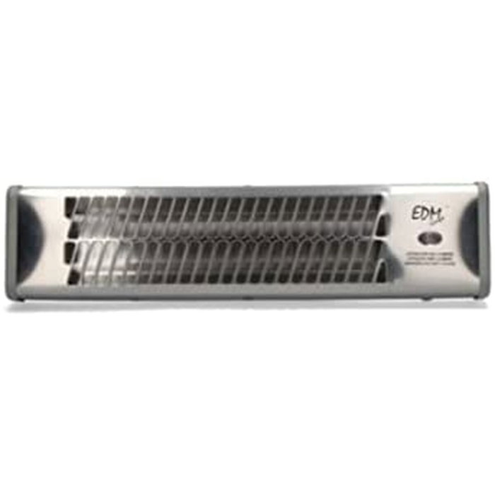 Edm Estufa de cuarzo orientable 600/1200 W modelo cromo