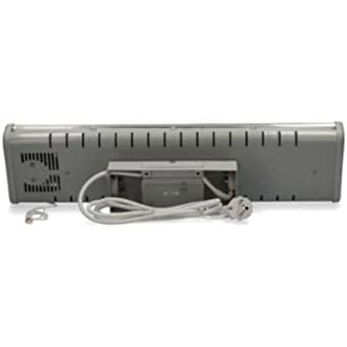 Edm Estufa de cuarzo orientable 600/1200 W modelo cromo