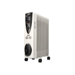 Edm Radiador de Aceite 2500W con 11 Elementos Blanco