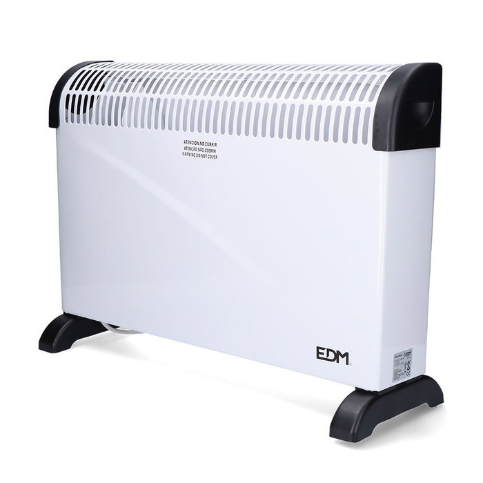 Edm Convector de aire Turbo 2000W con termostato regulable y turbo Edm Convector de aire Turbo 2000W con termostato regulable y turbo
