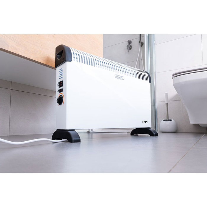 Edm Convector de aire Turbo 2000W con termostato regulable y turbo Edm Convector de aire Turbo 2000W con termostato regulable y turbo