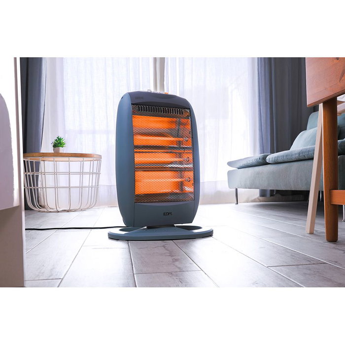 Edm Estufa de Cuarzo Oscilante 400/800/1200W con Seguridad Anti Vuelco Edm Estufa de Cuarzo Oscilante 400/800/1200W con Seguridad Anti Vuelco