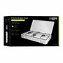 Edm Cocina de gas esmaltada 3 fuegos Blanco