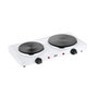 Edm Cocina eléctrica 2 fuegos Blanco