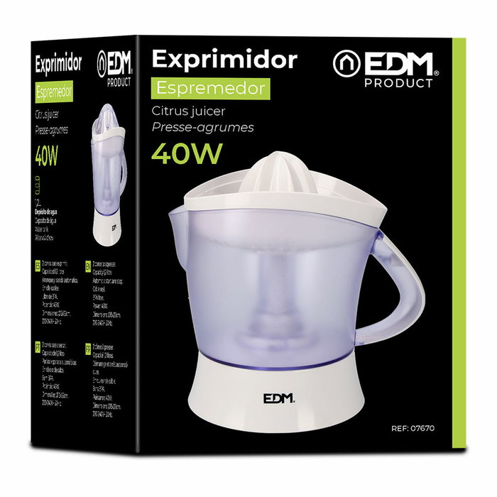 Edm Exprimidor de 1,2 l, 40 W Edm Exprimidor de 1,2 l, 40 W