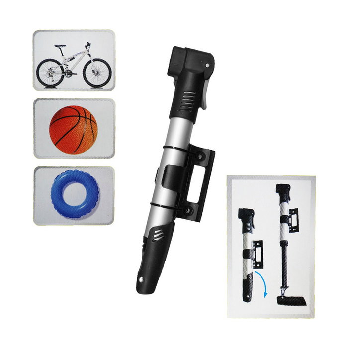 Benson Bomba de aire con soporte para bicicleta Benson Bomba de aire con soporte para bicicleta