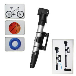 Benson Bomba de Aire con Soporte para Bicicleta de Aluminio 280mm extensible hasta 430mm Plata / Negro