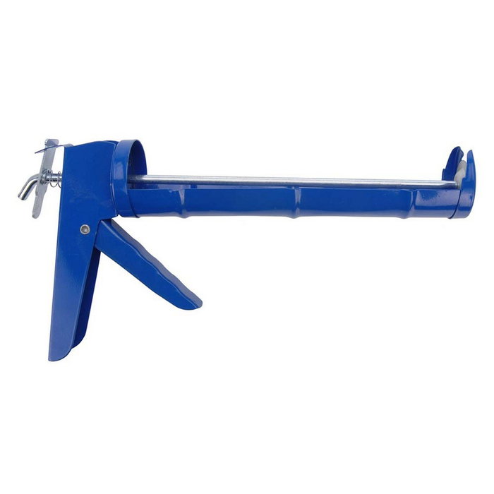 Fx Tools Pistola metálica para tubos de silicona Azul