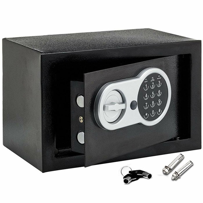 Safe Alarm Caja fuerte electrónica reforzada 31 x 20 x 20 cm, Negra