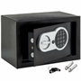 Safe Alarm Caja fuerte electrónica reforzada 31 x 20 x 20 cm, Negra