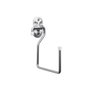 Sauvic Gancho Multiuso Pared Corto 25kg 15x15x9cm Acero Polipropileno Cromado
