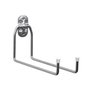 Sauvic Gancho Multiuso Doble Largo 12x25x5cm Soporta 25kg