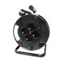 Edm Enrollacables Profesional 15 m 4 Tomas Schuko con Protector Térmico