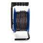 Edm Enrollacables 25 m 4 tomas Schuko con protector térmico