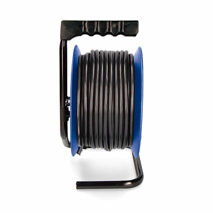 Edm Enrollacables 50 m 3x1,5 mm² con 4 tomas Schuko y protector térmico
