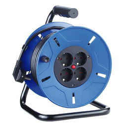 Edm Enrollacables 50 m 3G 1,5 mm² 4 Tomas Bipolares con Protector Térmico