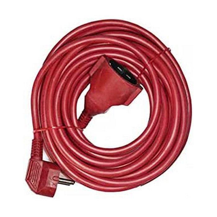Edm Prolongador con 1 toma Schuko 16A 250V 25m Rojo