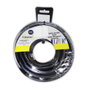 Edm Carrete manguera tubular H05VV-F 2 x 1,00 mm² negra, 10 m
