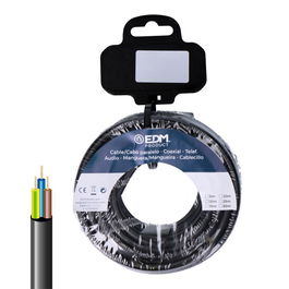Cable de Interfaz Paralelo EDM 28351 28351 Negro 25 m 3 x 2,5 mm