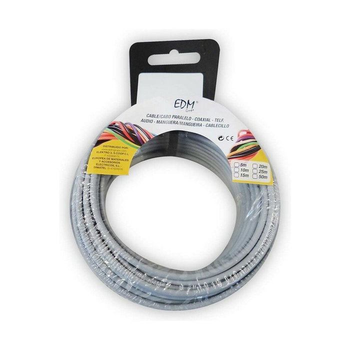 Edm Carrete de cablecillo reforzado H07Z1-K 2,50 mm² gris, 25 m Edm Carrete de cablecillo reforzado H07Z1-K 2,50 mm² gris, 25 m