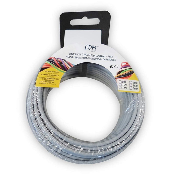 Edm Carrete cablecillo H07z1-K 2,50 mm² gris, 50 m Edm Carrete cablecillo H07z1-K 2,50 mm² gris, 50 m