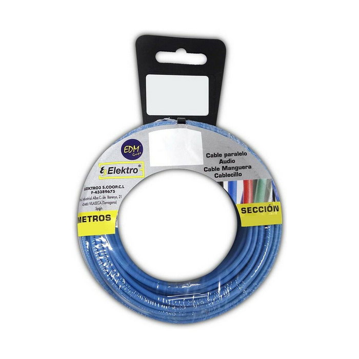 Edm Carrete cablecillo H07z1-K 4,00 mm² azul, 15 m Edm Carrete cablecillo H07z1-K 4,00 mm² azul, 15 m