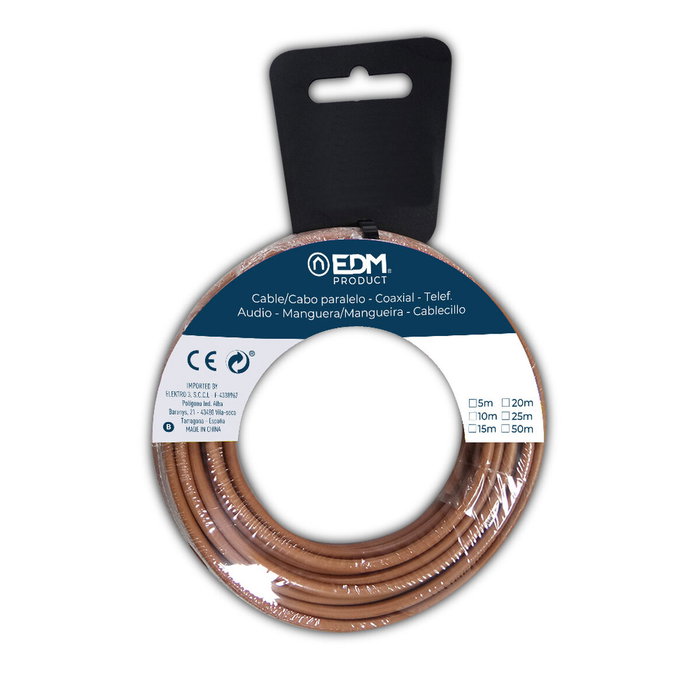 Edm Carrete cablecillo H07Z1-K 6,00 mm² marrón, 10 m