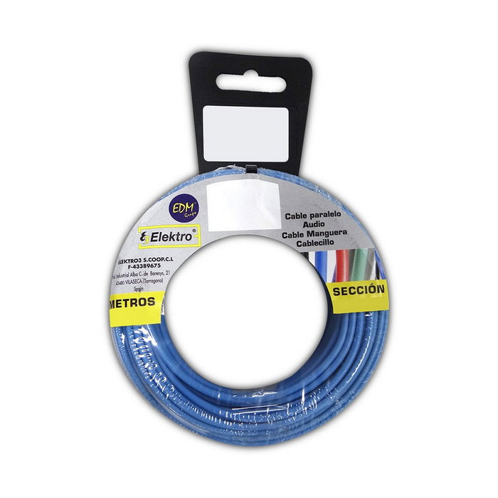 Edm Carrete cablecillo H07Z1-K 6,00 mm² azul, 25 m