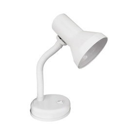 Edm Flexo Sobremesa London E27 60W Blanco Metal 12.5x20cm