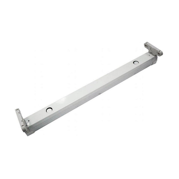 Edm Regleta para 2 tubos LED de 9W (eq. 18W) 61cm Blanco