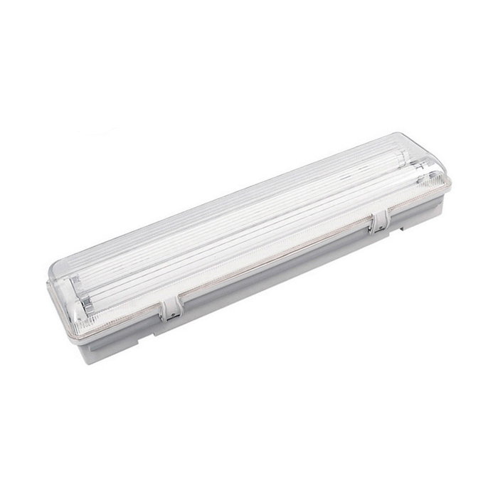Edm Pantalla fluorescente estanca para 2 tubos LED de 22W, IP65, 155 cm