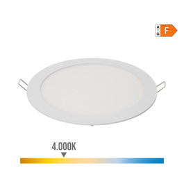 Edm Downlight LED empotrable redondo 20 W blanco 4000 K ø22,5 cm