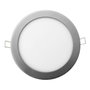 Edm Downlight LED empotrable redondo 20 W cromado ø 22,5 cm