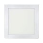 Edm Downlight LED de superficie cuadrado blanco 20 W 1500 lm 4000 K