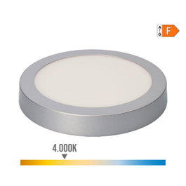 Edm Downlight LED de superficie redondo cromado 20 W 1500 lm 4000 K