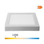 Edm Downlight LED de superficie cuadrado cromado 20 W 1500 lm 4000 K