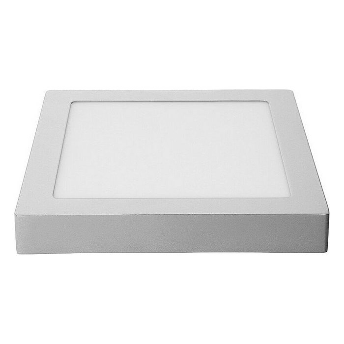 Edm Downlight LED de superficie cuadrado cromado 20 W 1500 lm 4000 K Edm Downlight LED de superficie cuadrado cromado 20 W 1500 lm 4000 K