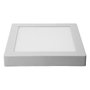 Edm Downlight LED de superficie cuadrado cromado 20 W 1500 lm 4000 K
