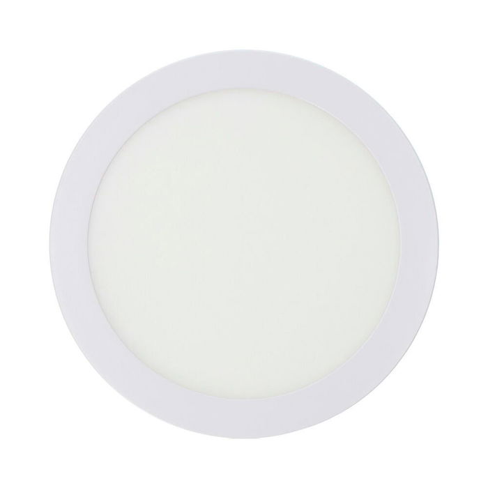 Edm - Downlight LED de superficie redondo blanco 20W 1500lm 6400K luz fría IP20, Ø22x3.5cm, 220-240V