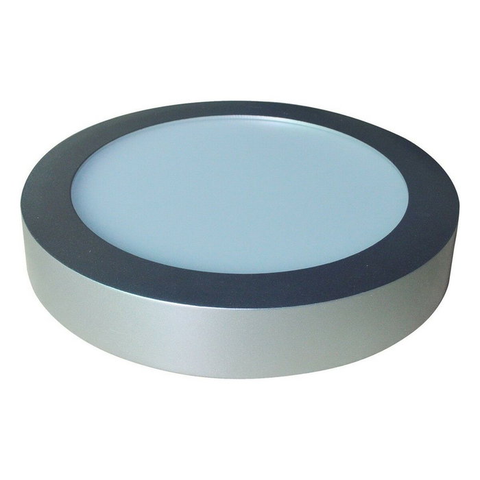 Edm Downlight LED de superficie redondo cromado 20 W 1500 lm 6400 K luz fría ø 22 x 3 cm