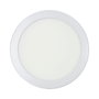Edm Downlight LED de superficie redondo cromado 20 W 1500 lm 6400 K luz fría ø 22 x 3 cm