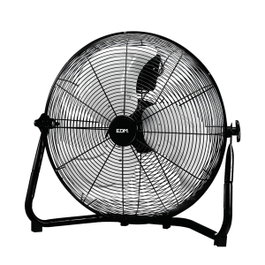 Edm Ventilador industrial de suelo Negro 120W
