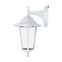 Edm Aplique Exterior Zurich Blanco de Aluminio y Cristal E27 60W